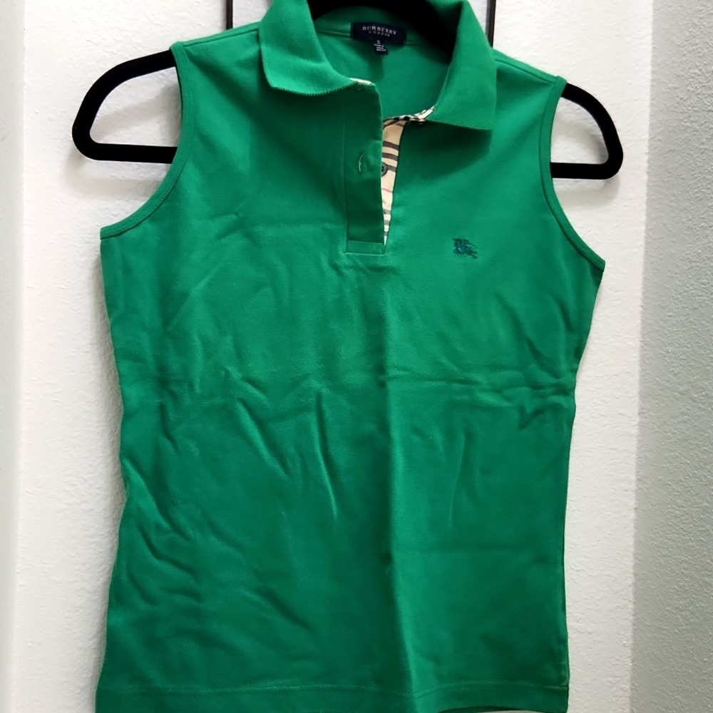 Burberry Green Tank Top